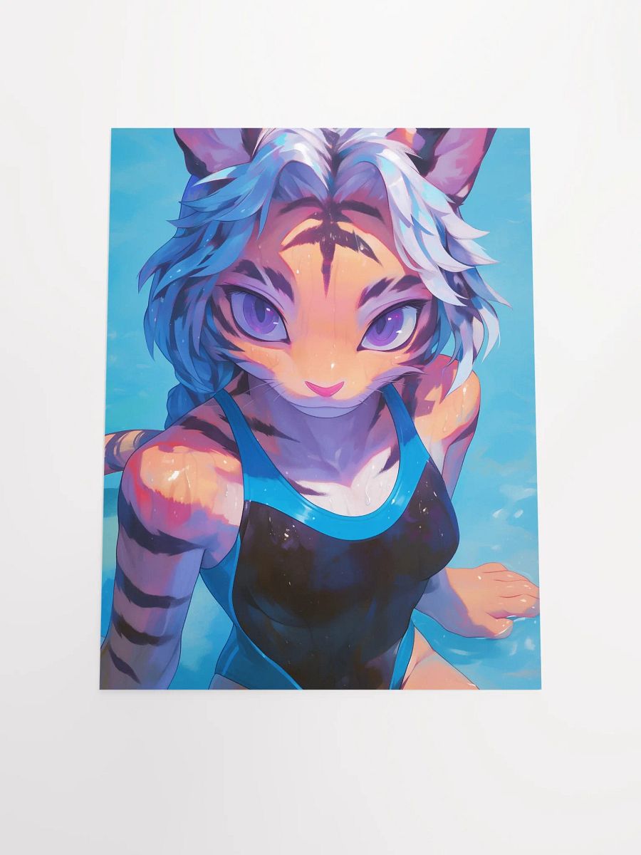 Tiger Striped Athlete Poster product image (4)