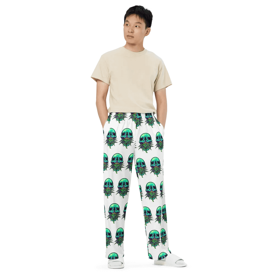 Canna Skull Wide-Leg Pants product image (6)