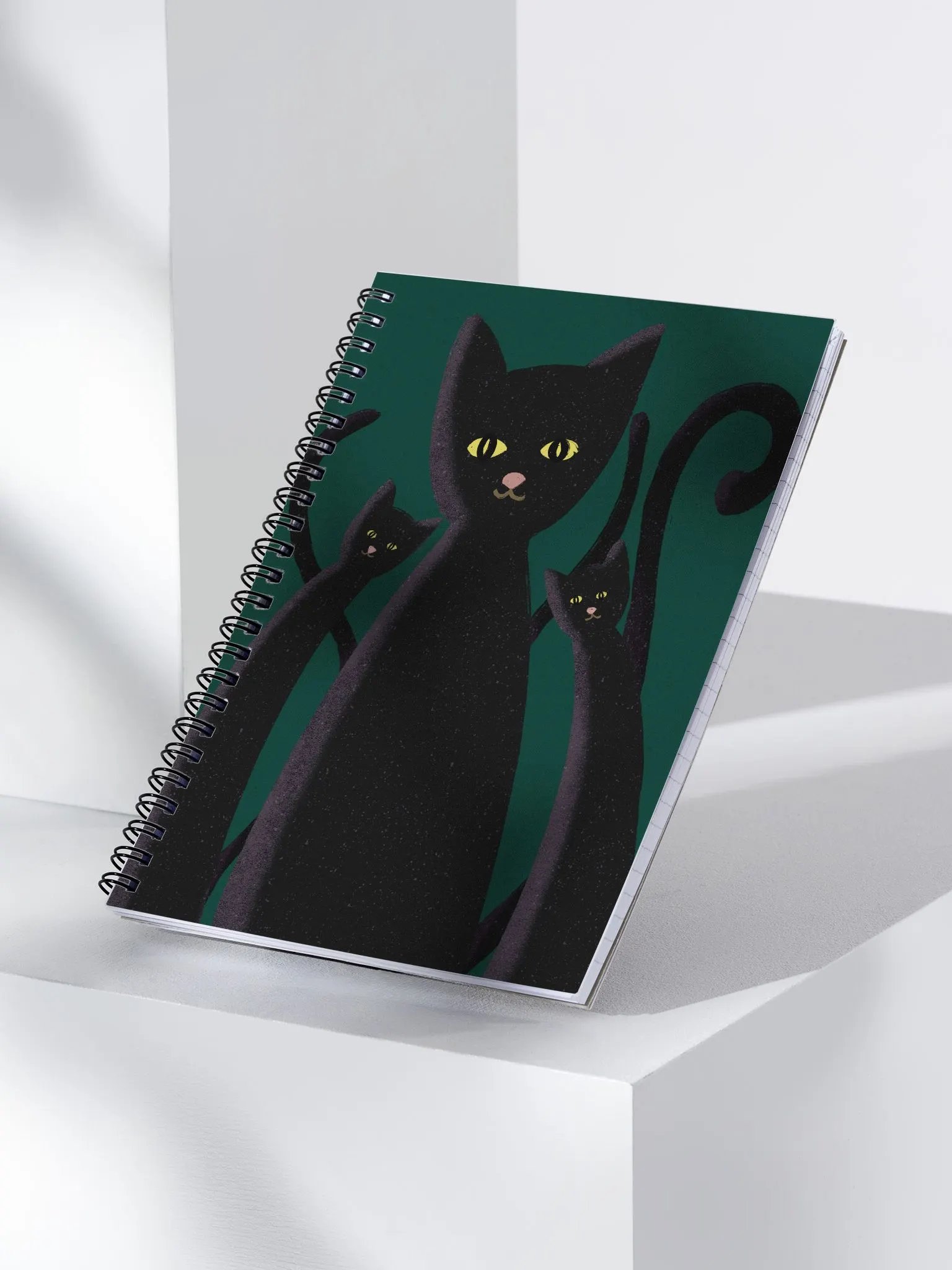 cat gang notebook — emerald product image (4)