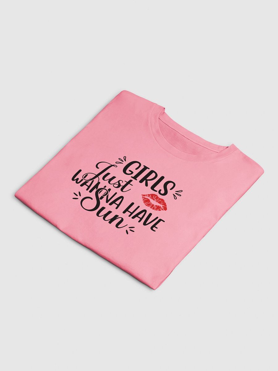 Girls Just Wanna Have Sun Crop Top Women's T-Shirt product image (19)