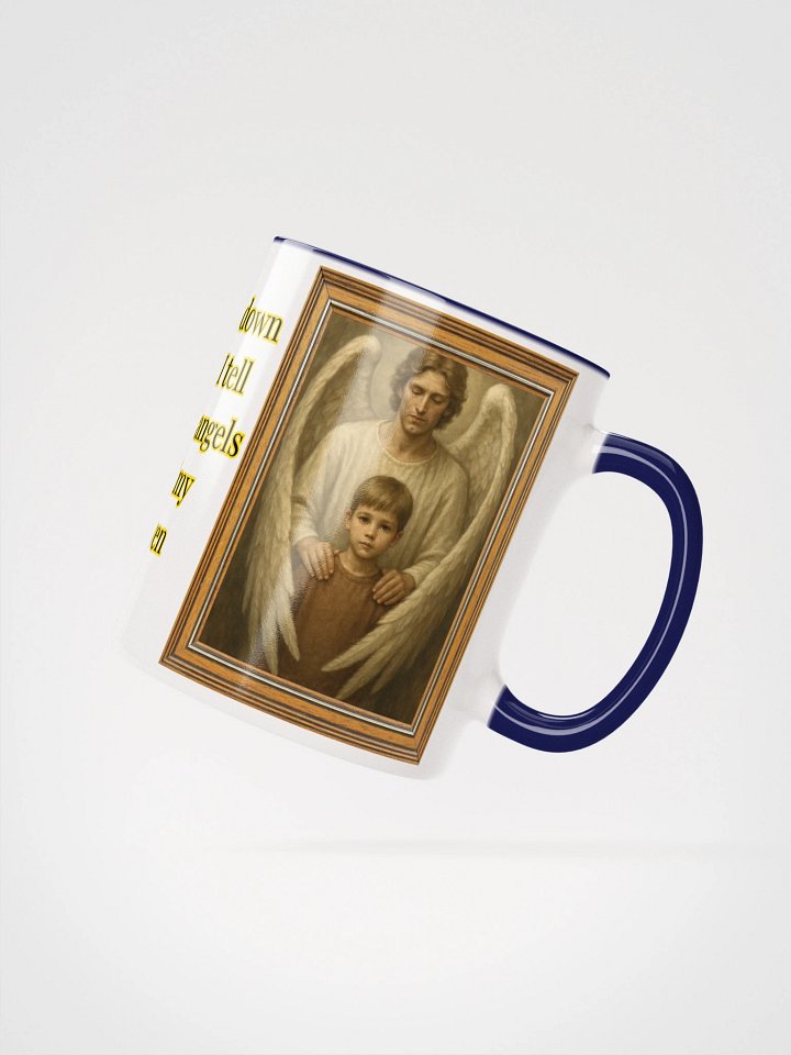 Angels Watch Over Them (Male) 2-Tone Ceramic Mug product image (2)