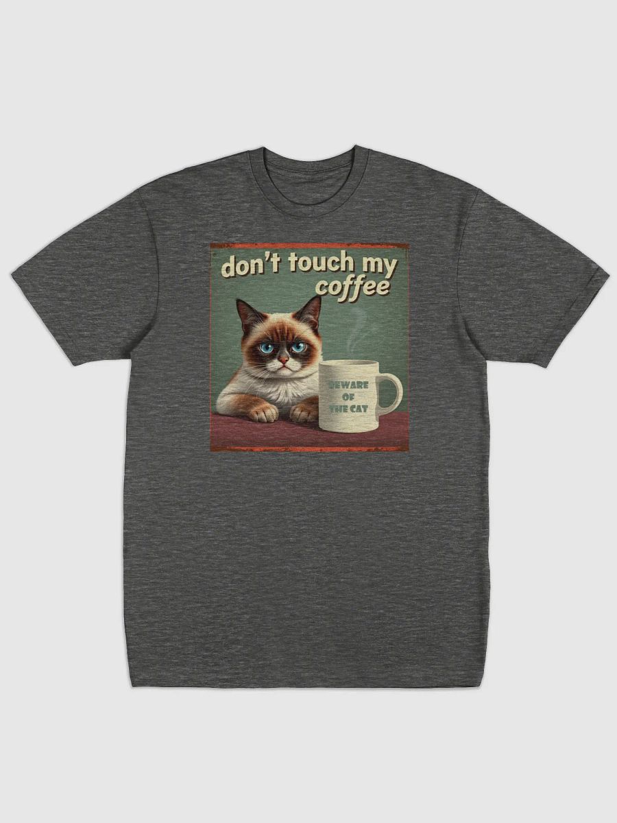 Coffee Cat Warning Tee product image (2)