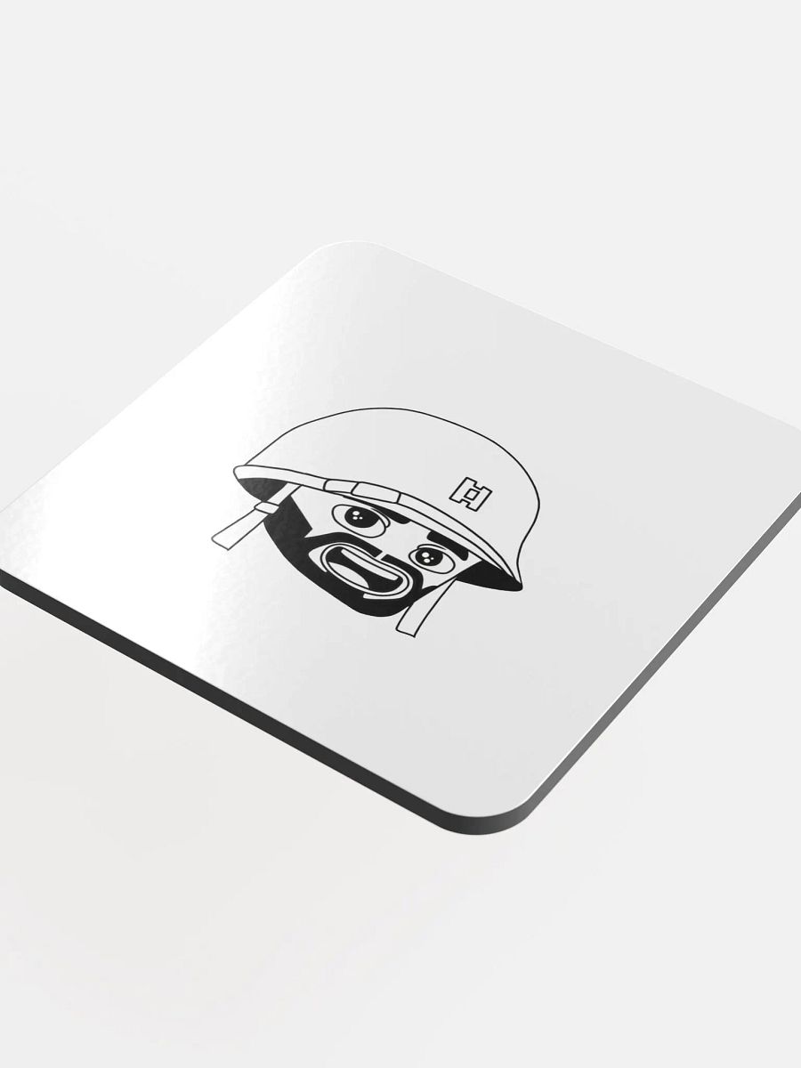Sadge Meme Coaster (Black & White) product image (4)