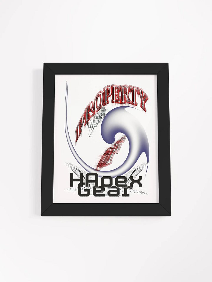 New Property Of HApex Gear 2024 Framed High-Quality Poster product image (1)