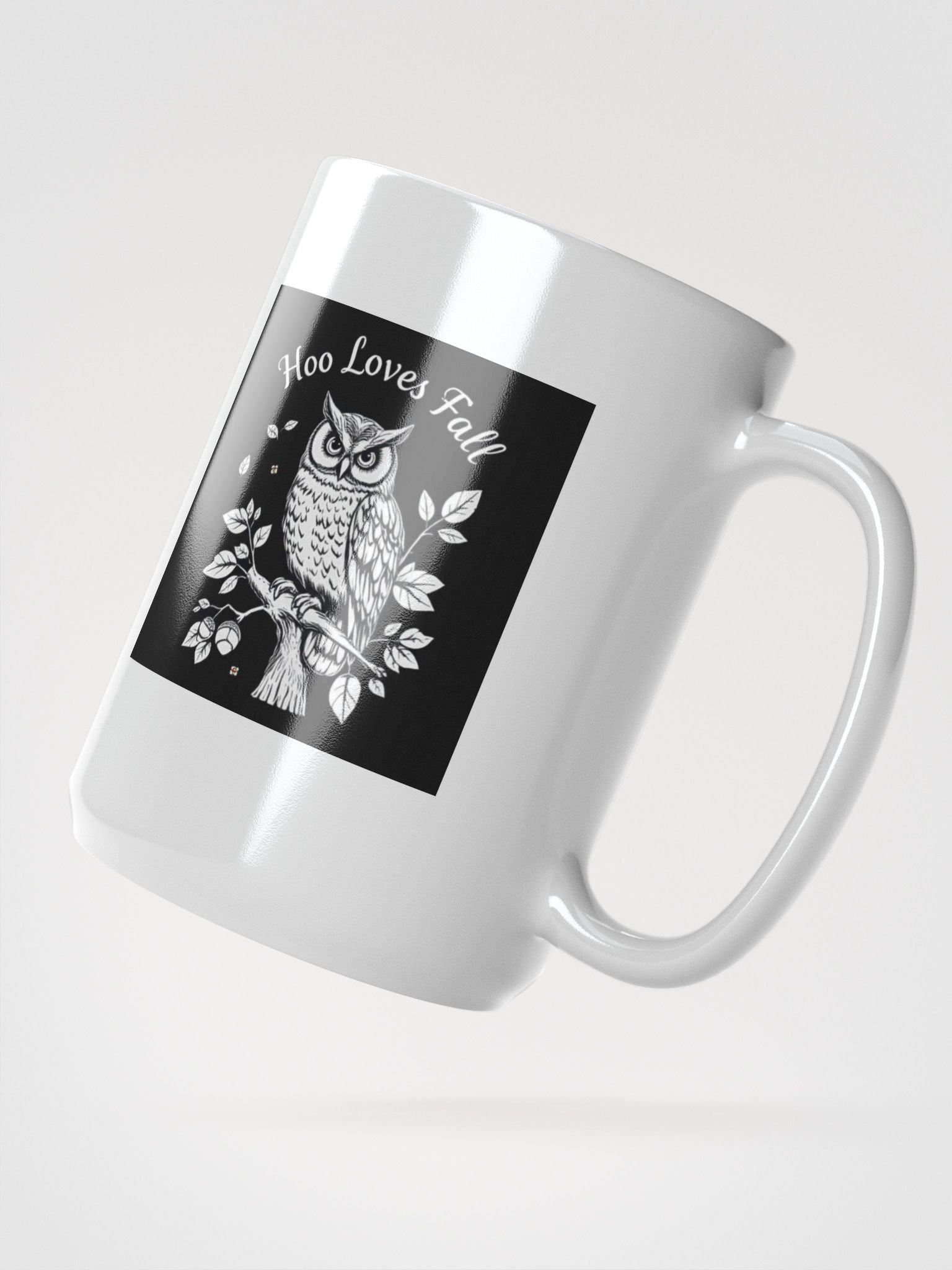 Monochrome Owl Fall Mug product image (3)