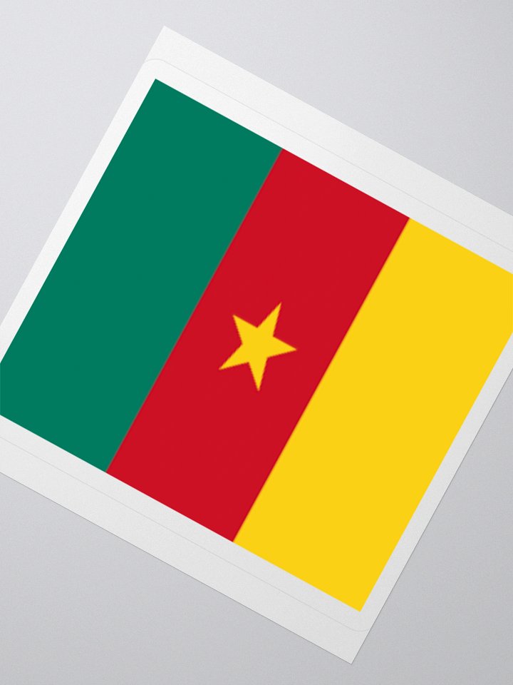 Cameroon Flag Sticker | Pan-African Design | Durable Vinyl | 3 Sizes product image (5)