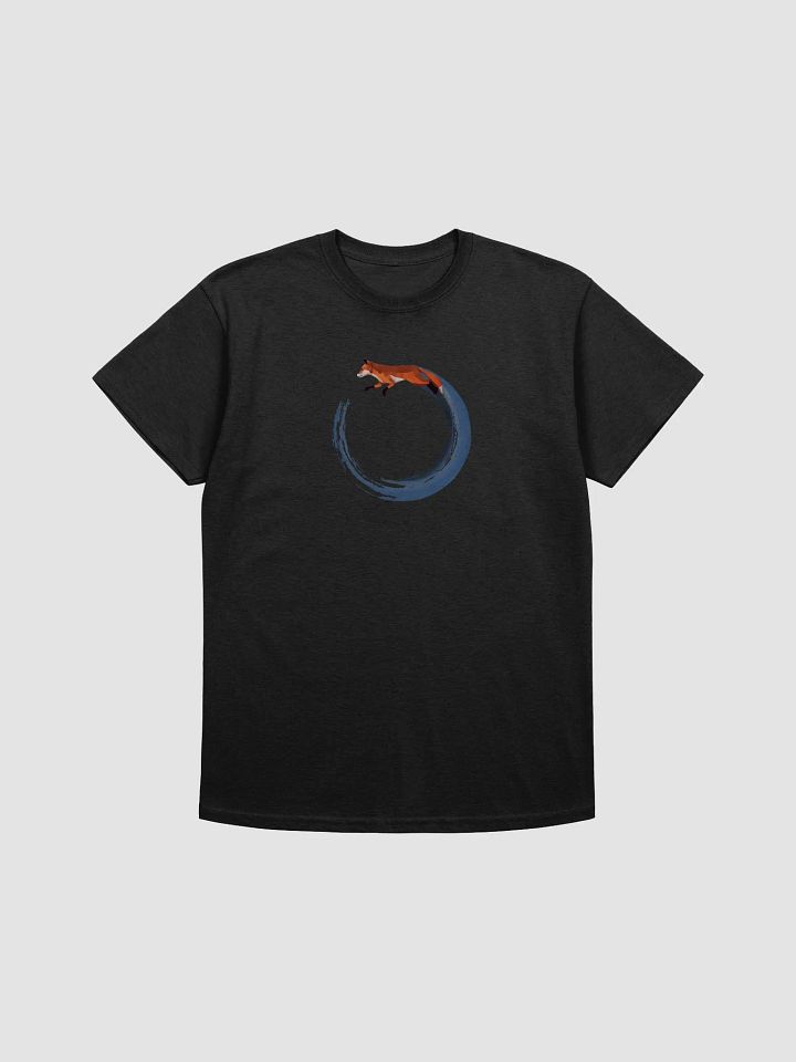 'Echoes of Eternity' Fox Night Sky Circle T-Shirt product image (4)