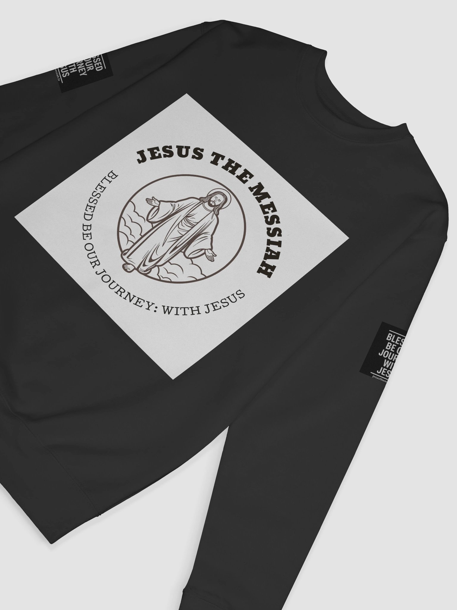 Jesus The Messiah Fleece Crewneck – “Blessed Journey” Prayer Edition product image (6)