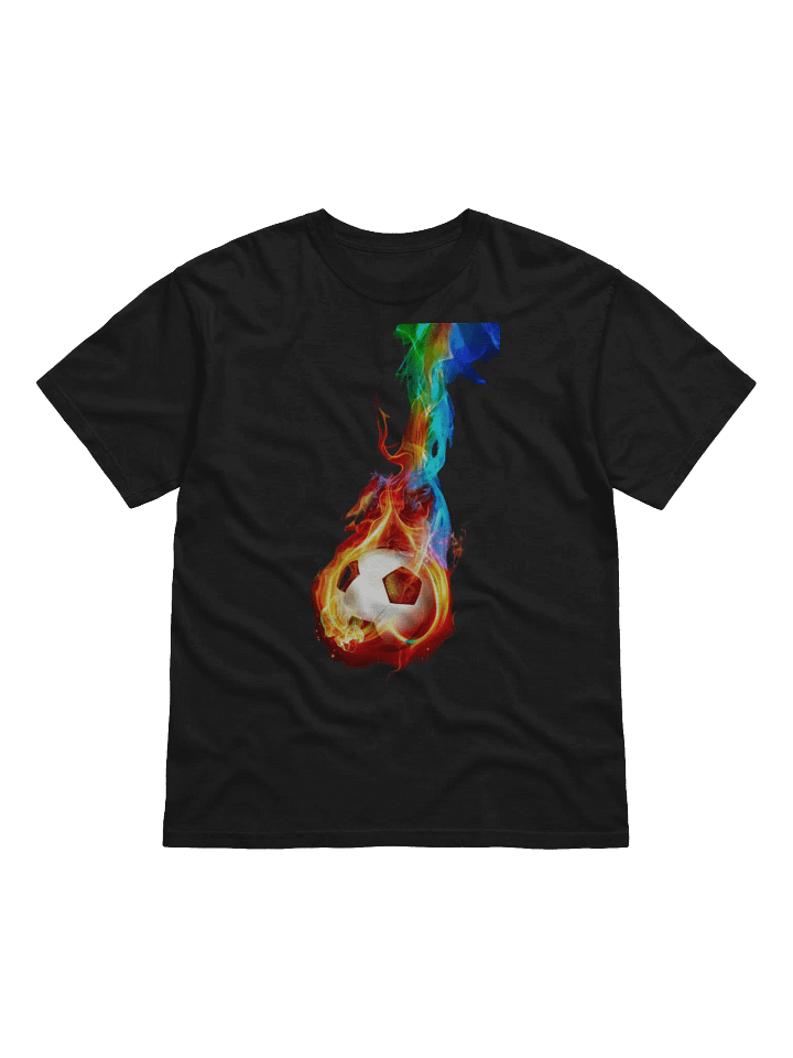 Flaming Soccer Energy T-Shirt product image (3)