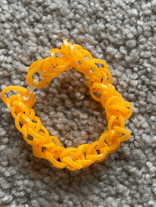 Orange Loom Bracelet product image (1)