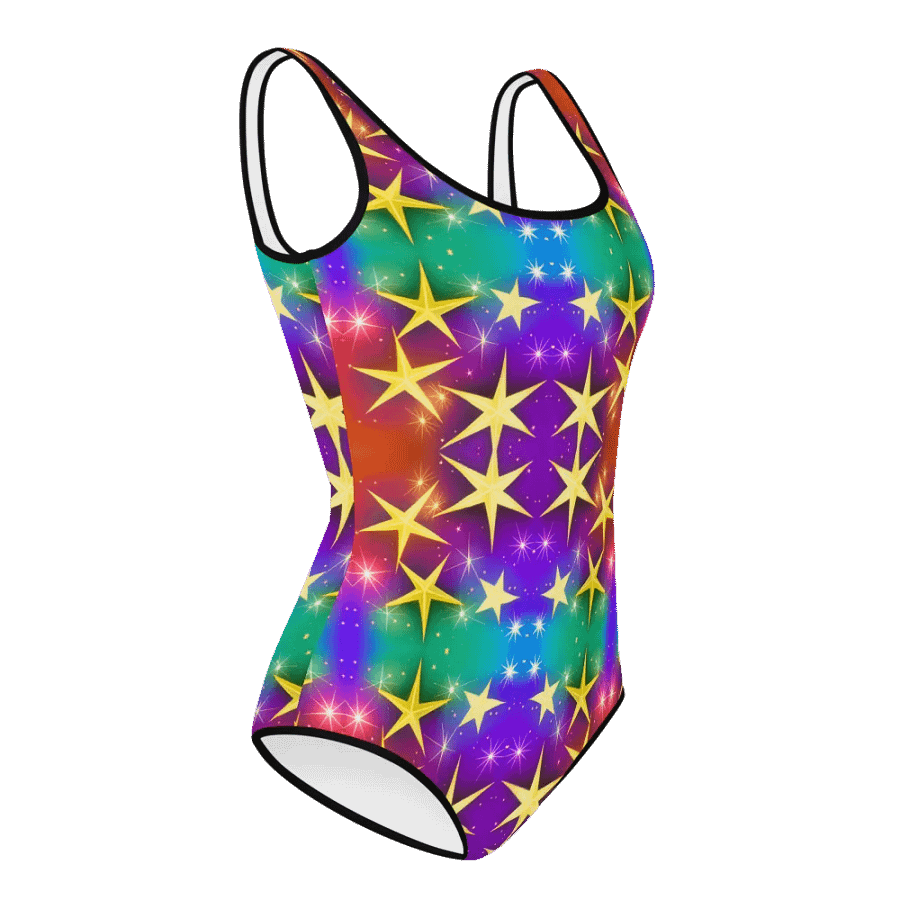 Reach for the Stars: All-Over Print Youth Swimsuit product image (11)