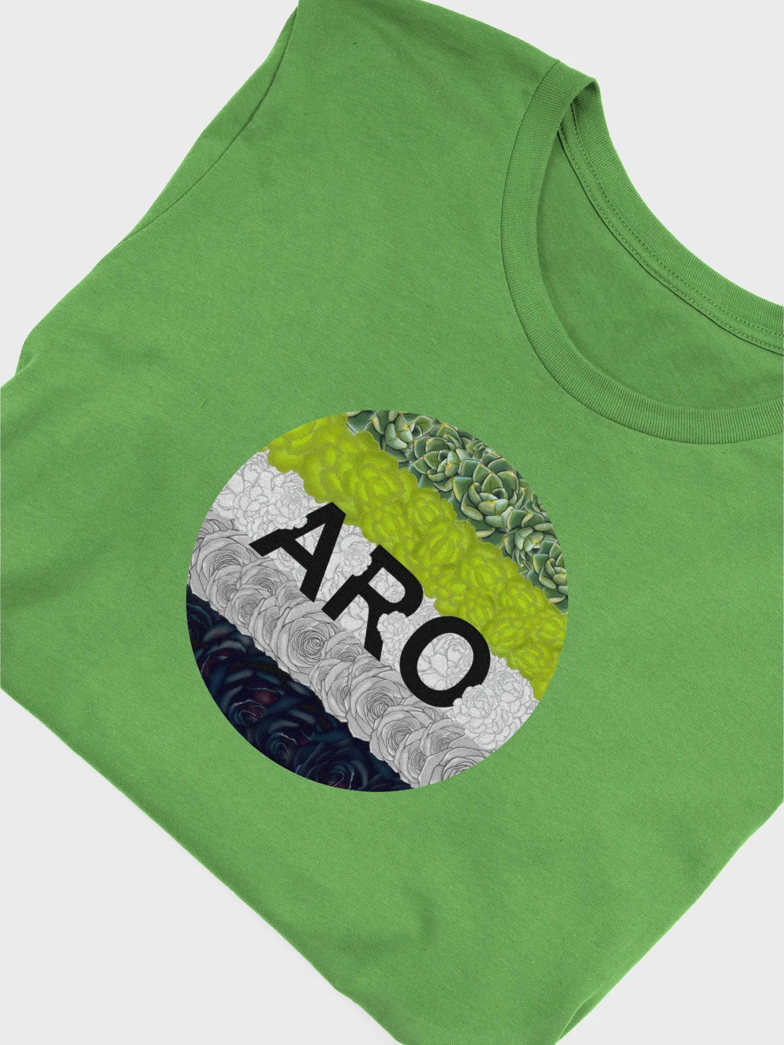 floral aromantic t-shirt product image (5)