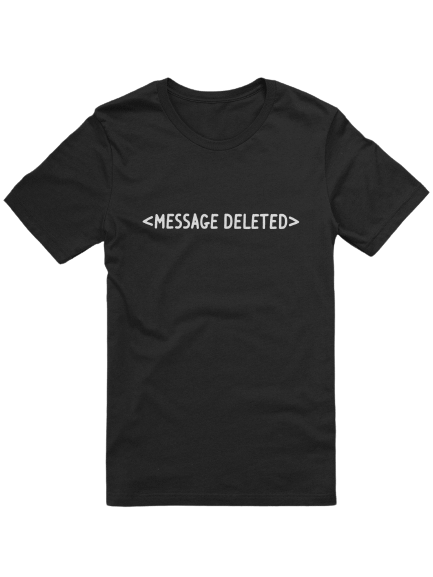 Message Deleted Tee (Dusk) product image (1)