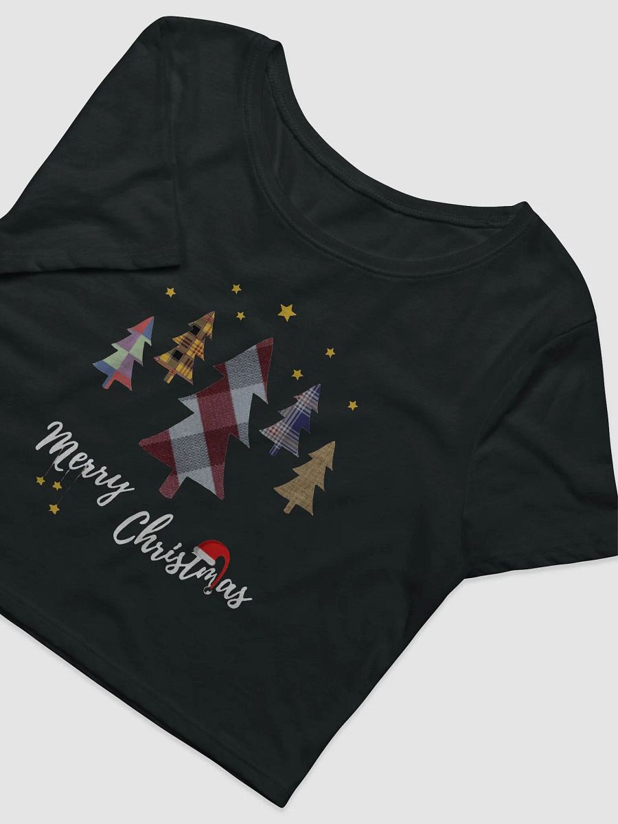 Happy Holidays in Christmas Women's Crop Baby Tee product image (3)
