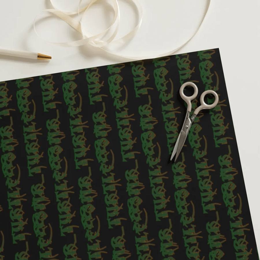 Mr turtle logo wrapping paper product image (11)