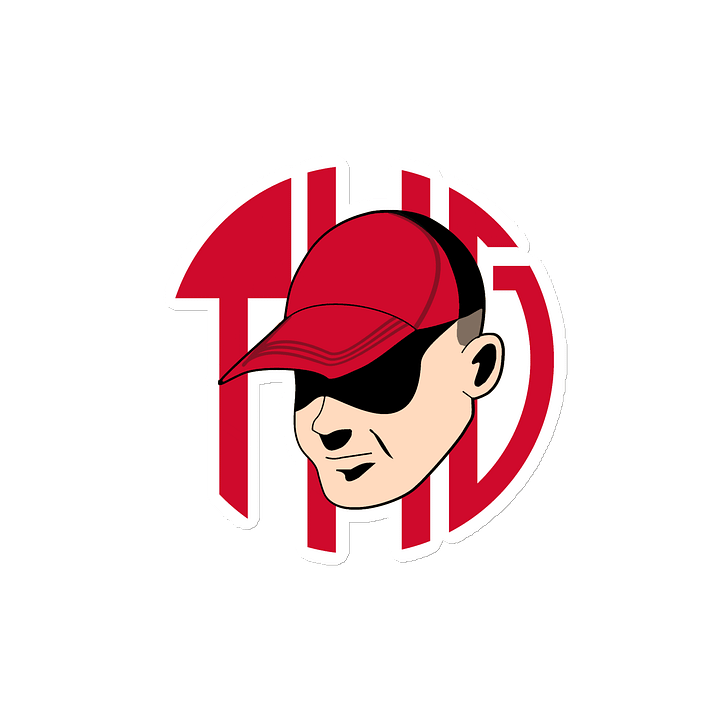 Red THG Logo Magnet product image (2)