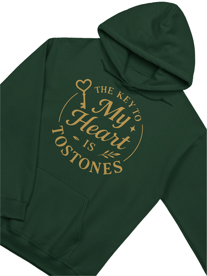 The Key to My Heart is Tostones Hoodie Unisex product image (4)