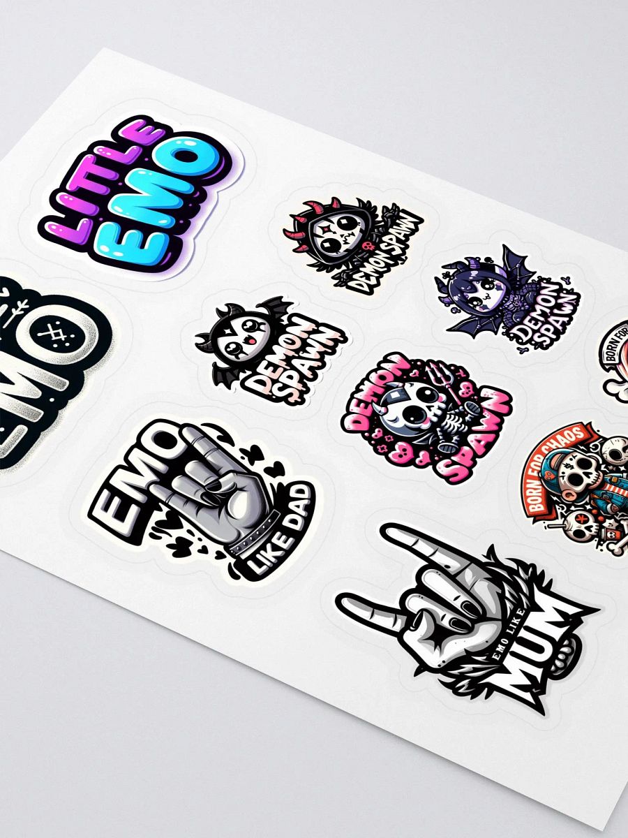 Little Emo's Sticker Sheet product image (2)