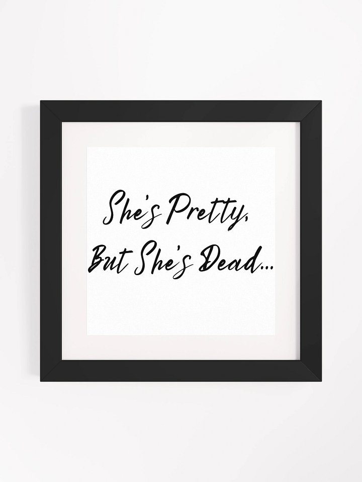 She's Pretty.. Framed Canvas product image (14)