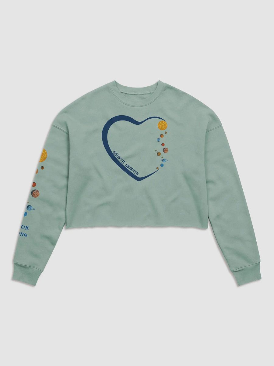 Heart Galactic Gravity Astrology Solar System Zodiac Quantum Physics Cozy crop top! Astrology gift! product image (1)