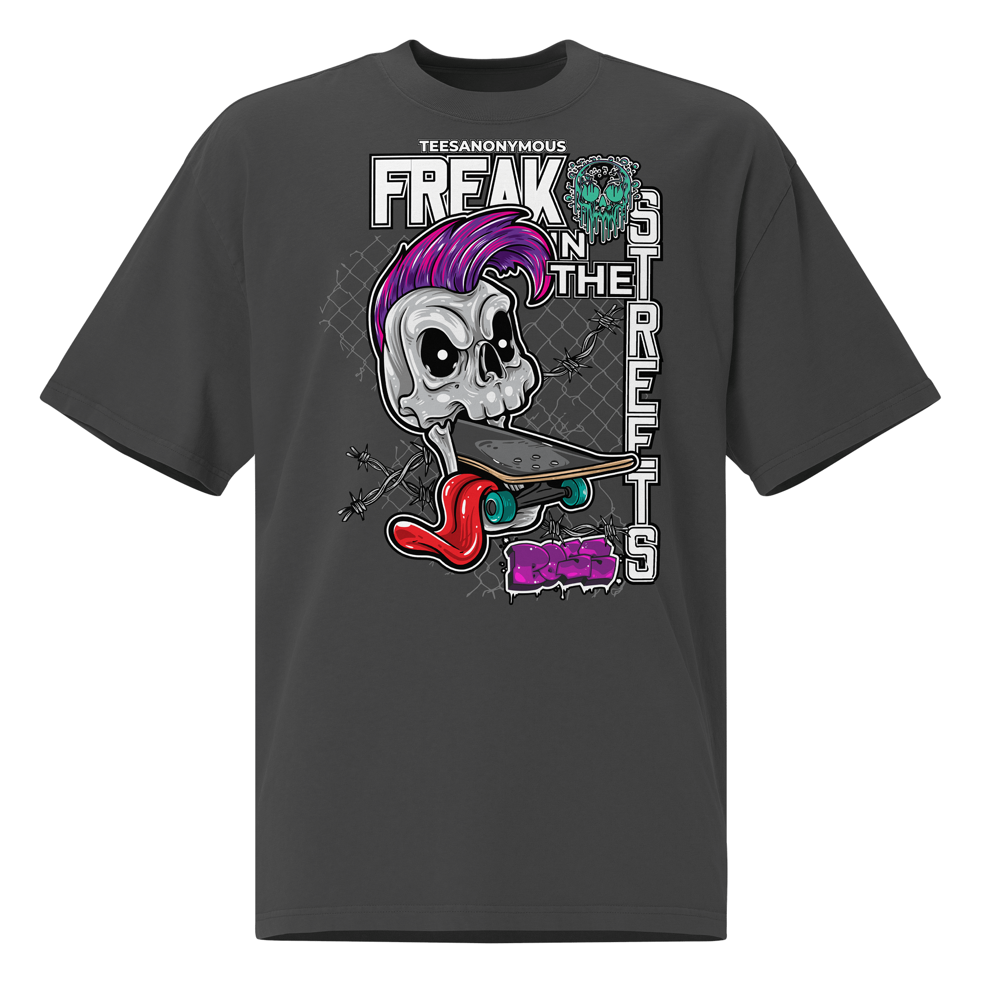 Streetwear Graphic Tee – Boneless by Freak in the Streets product image (4)