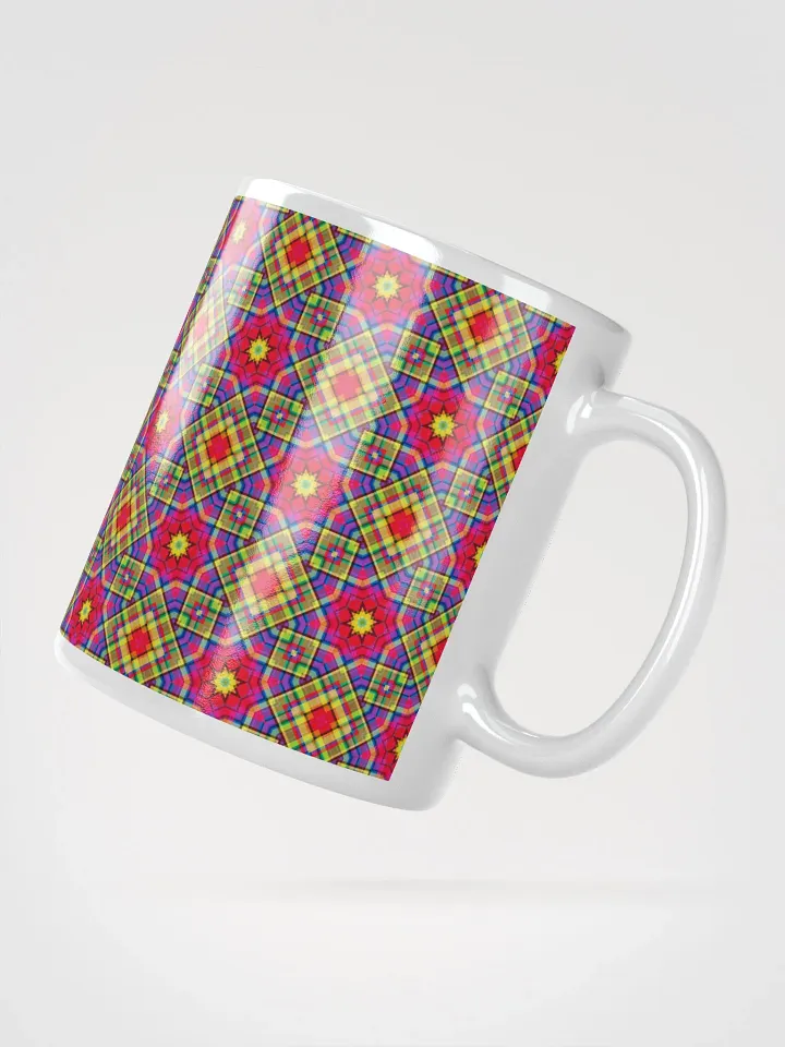 8T Sips Mosaic White Glossy Mug product image (2)