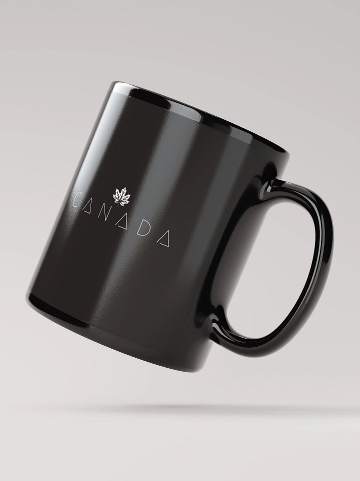 Canadian Maple Leaf Black Glossy Mug product image (4)