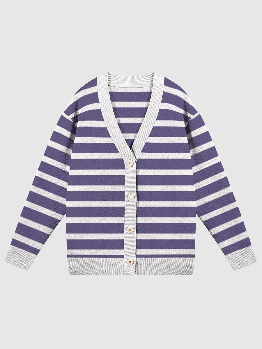 Violet Stripes knitted cardigan product image (2)