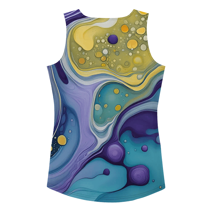 Cosmic Harmony Fluid Art Tank Top product image (2)