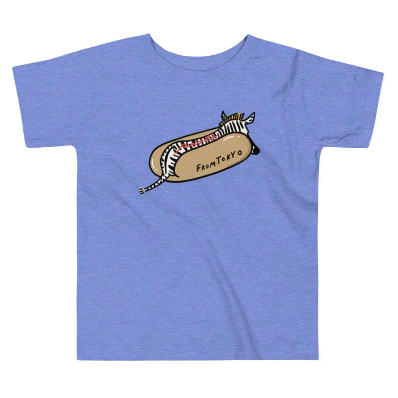 Zebra Hot Dog Toddler T-Shirt product image (1)