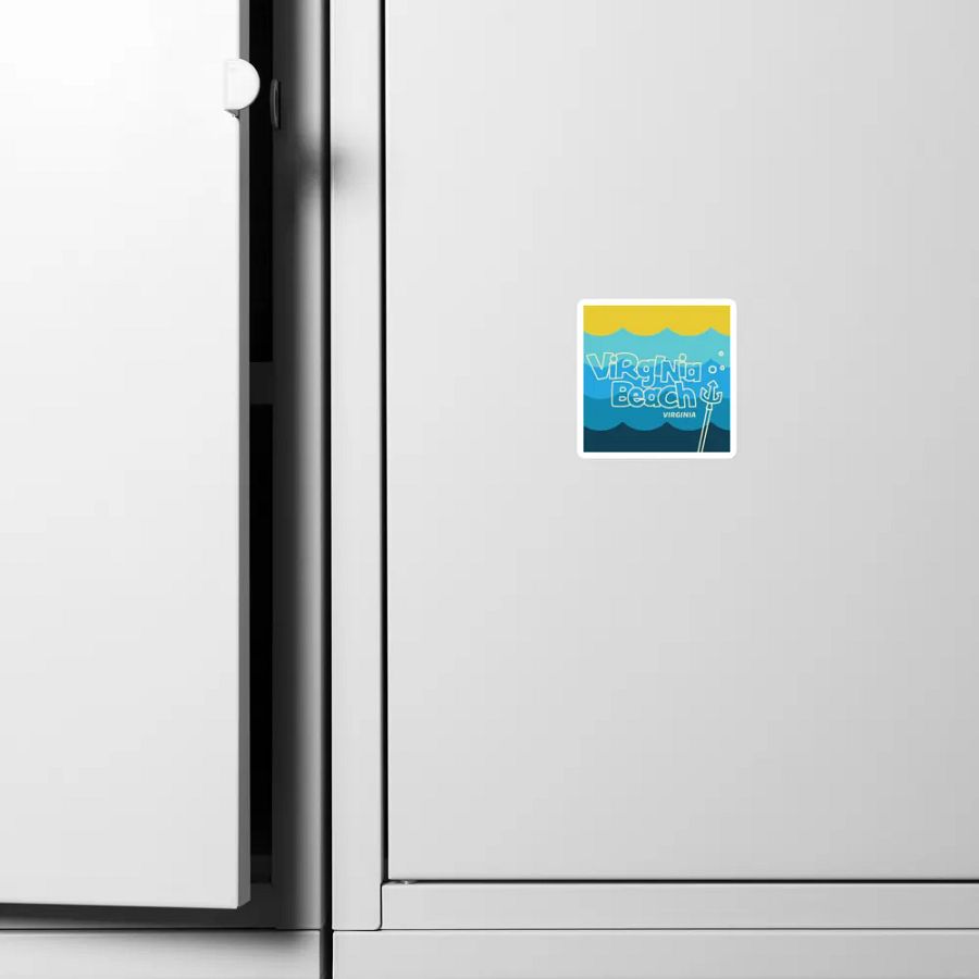 Virginia Beach Waves Magnet product image (10)