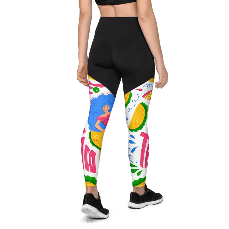 Taco Chic Compression Leggings product image (5)