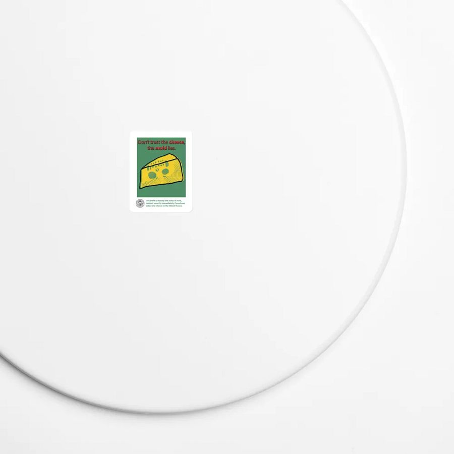 Don't eat the cheese Magnet - Bureau Collection product image (8)