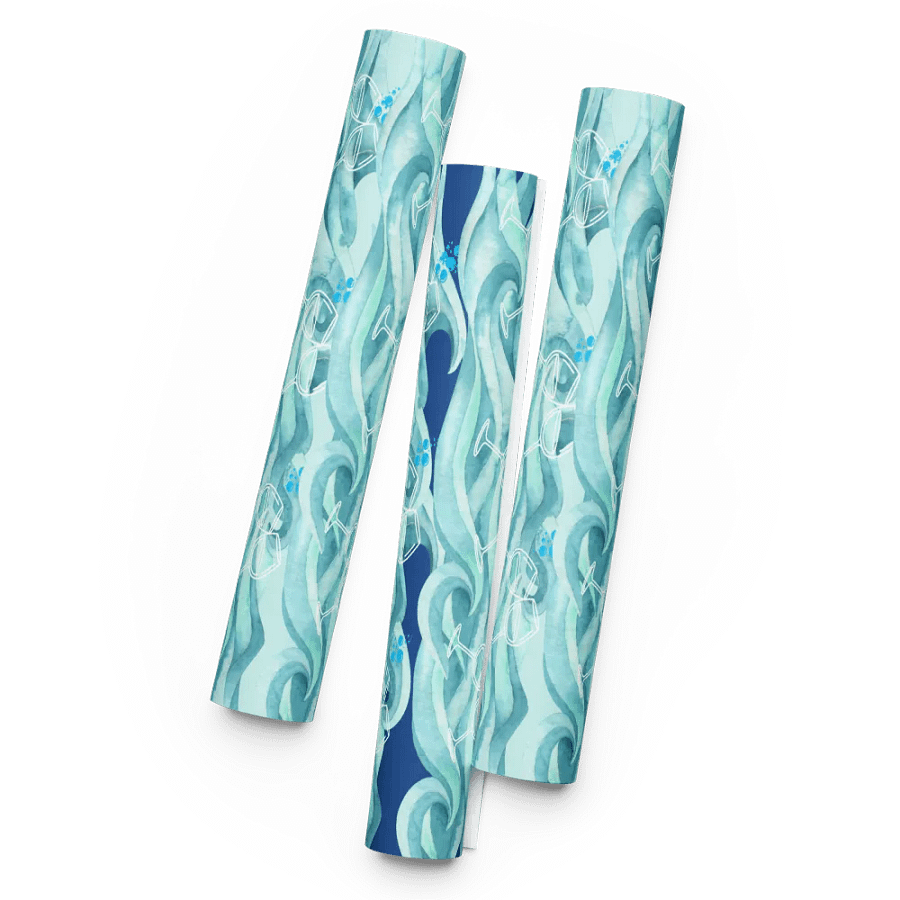 Ocean Toast Celebration Wrapping Paper Set for birthdays and occasion presents product image (5)