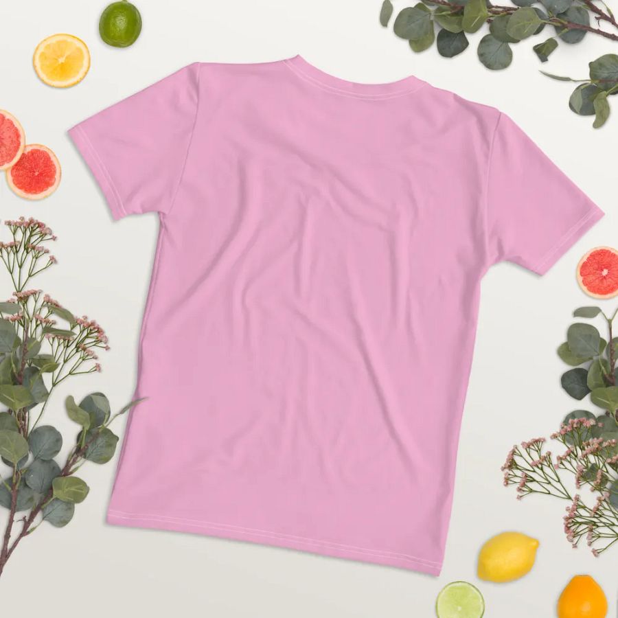 Plain Light Carnation Pink True Summer Women's Crewneck Polyester Heavyweight Premium T-Shirt by Treasure Pie product image (12)