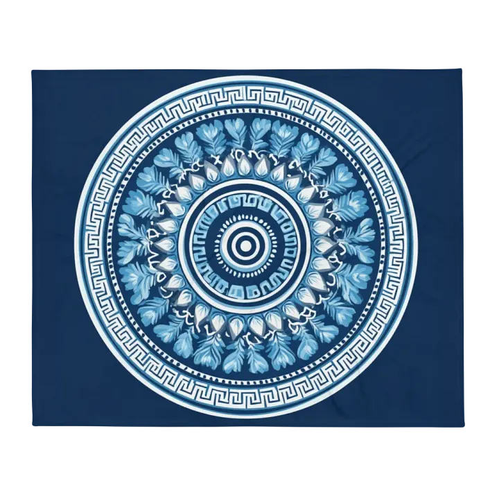 Cycladic Charm Mati Throw Blanket product image (2)