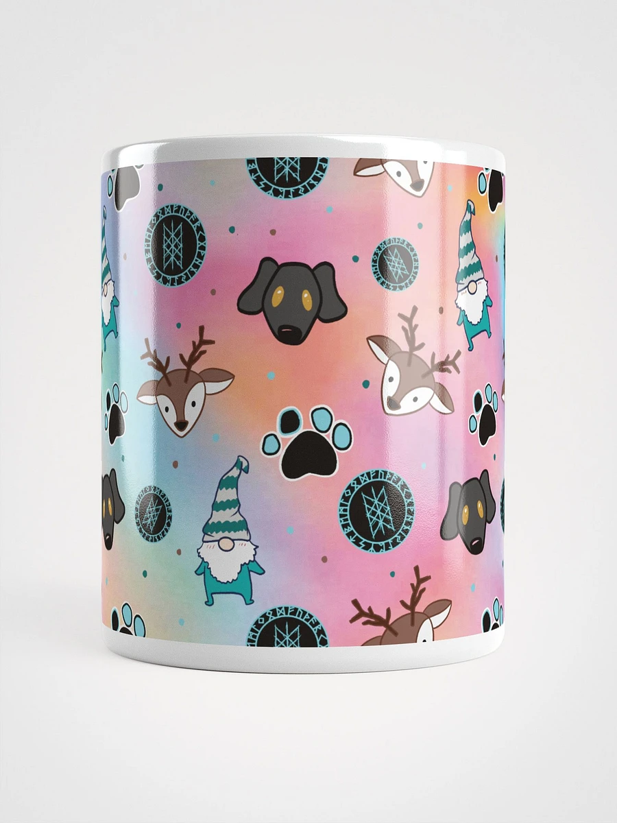 PRIDE Pastel Rainbow Stream Pattern Glossy Mug product image (9)