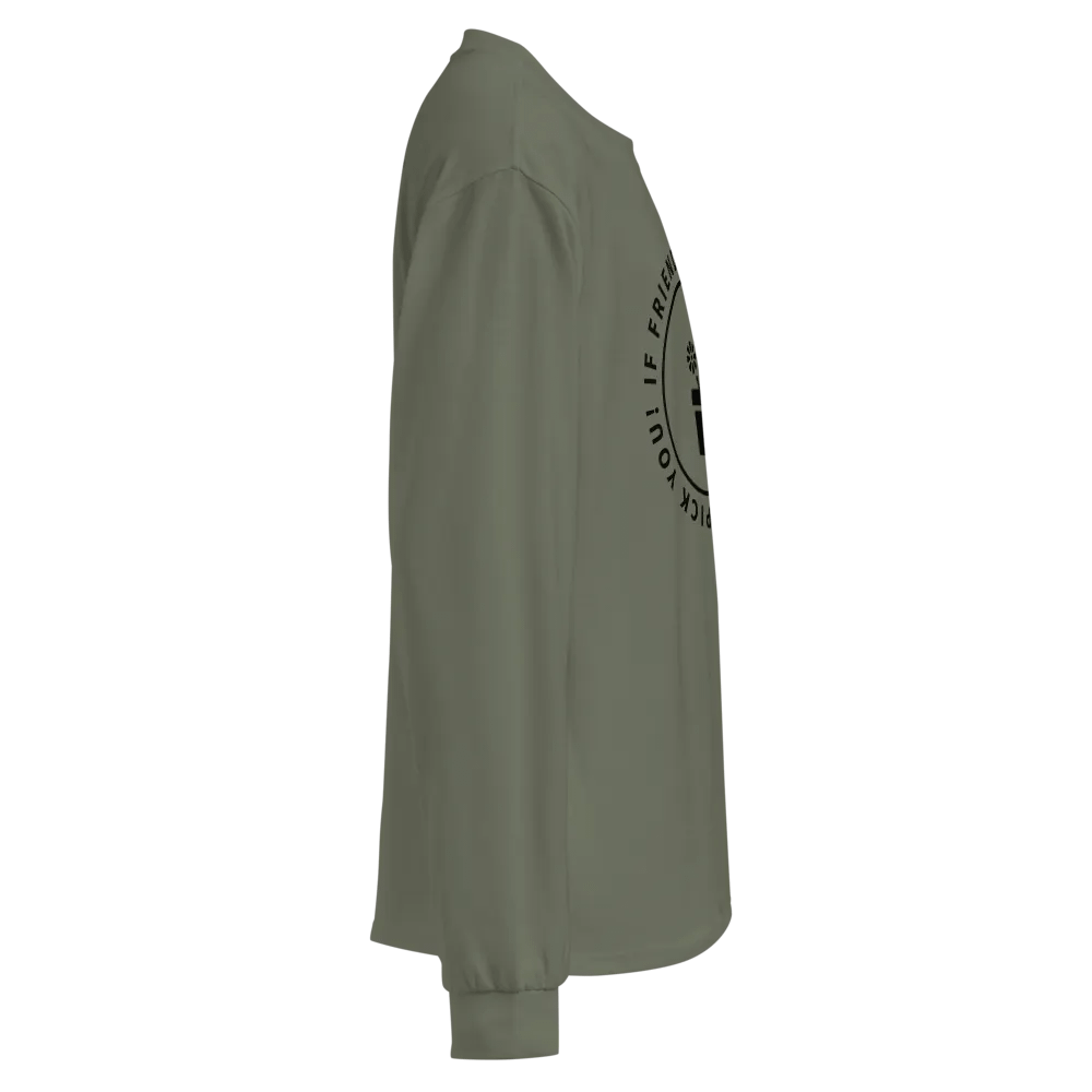 Unisex Premium Heavyweight Long Sleeve If Friends Were Flowers product image (3)