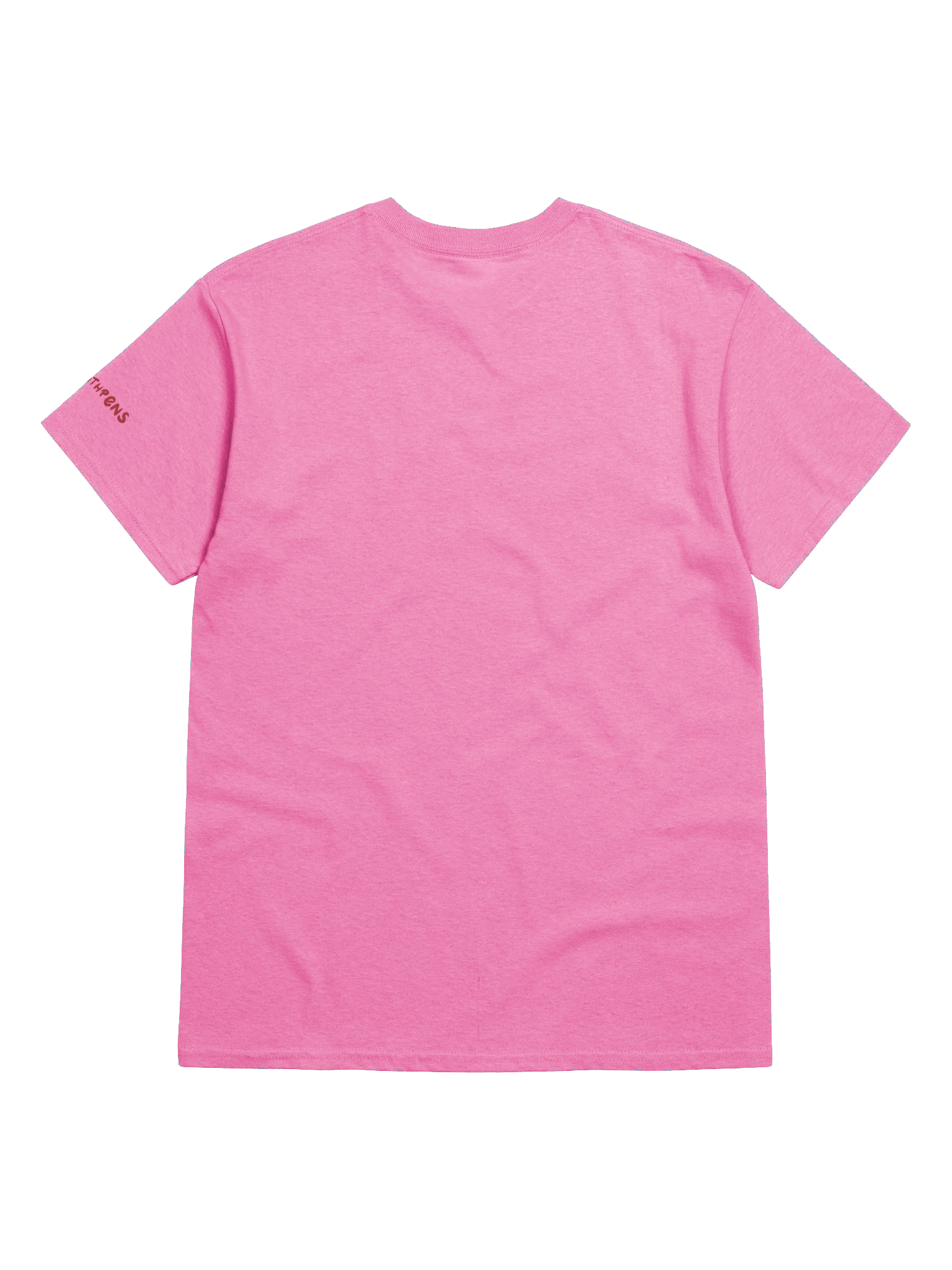 having fun is not a sin red on pink t-shirt product image (11)