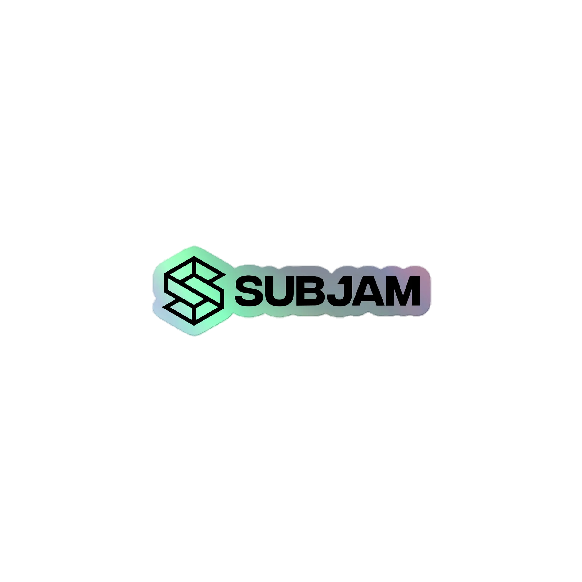 SubJam Logo Holographic Sticker product image (1)