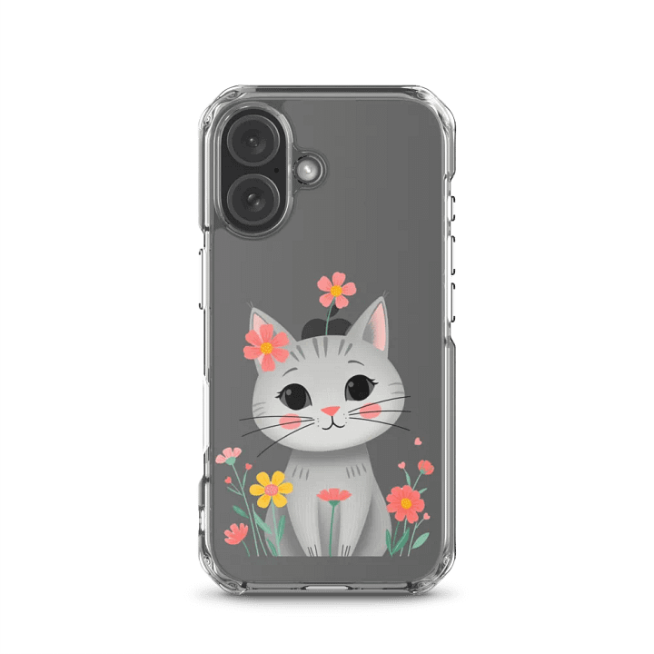 Floral Feline iPhone® Case product image (23)