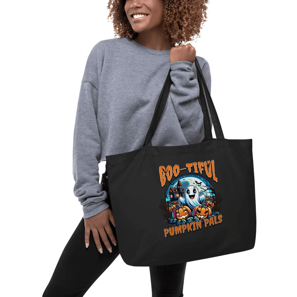 Boo-tiful Pumpkin Pals eco-friendly Organic Tote product image (3)