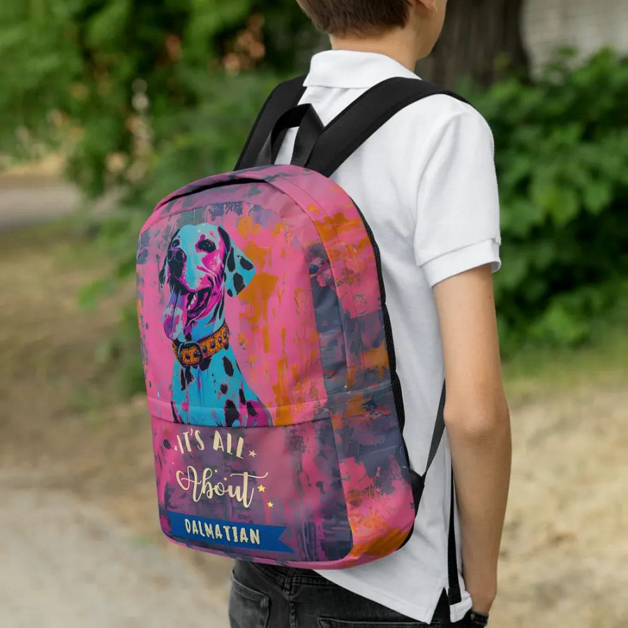 It's All About Dalmatian All-Over Print Backpack product image (3)