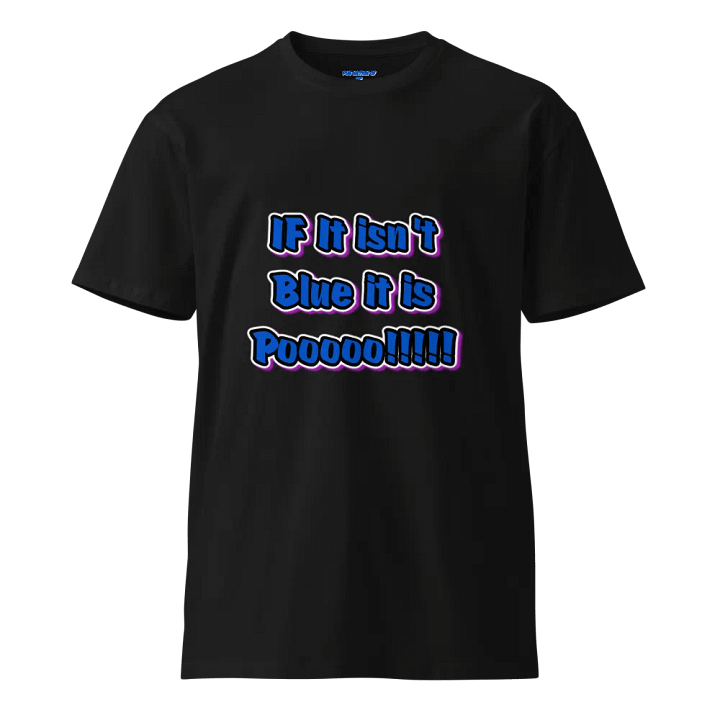 Blue Pooooo 3D Effect T-Shirt product image (1)