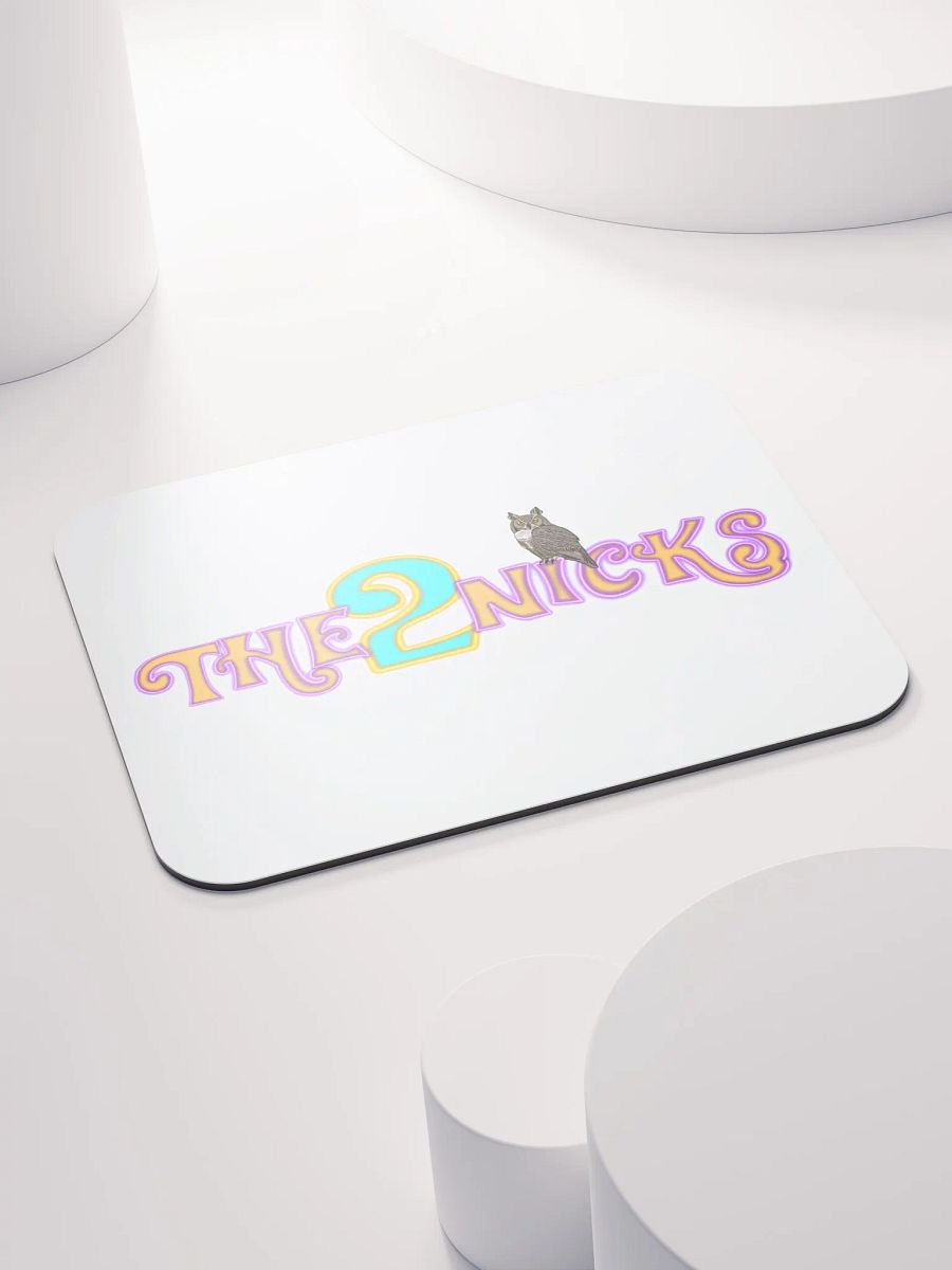 The2Nicks Classic Mouse Pad (White) product image (4)