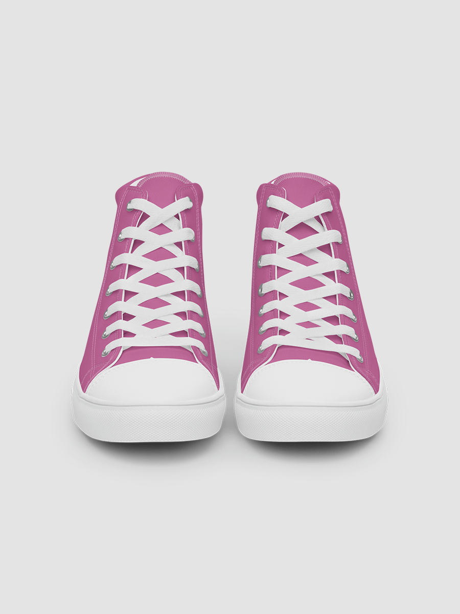 Women’s high top canvas shoes - Pink product image (2)