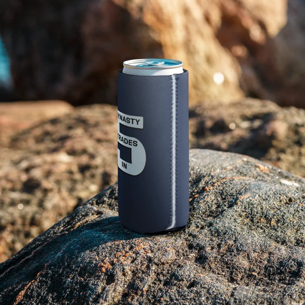 Copy of Dynasty Trades in 5 - Koozie (Slim Navy) product image (8)