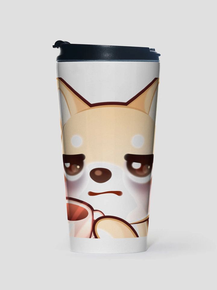 Shiba Coffee Emote Stainless Steel Travel Mug product image (1)