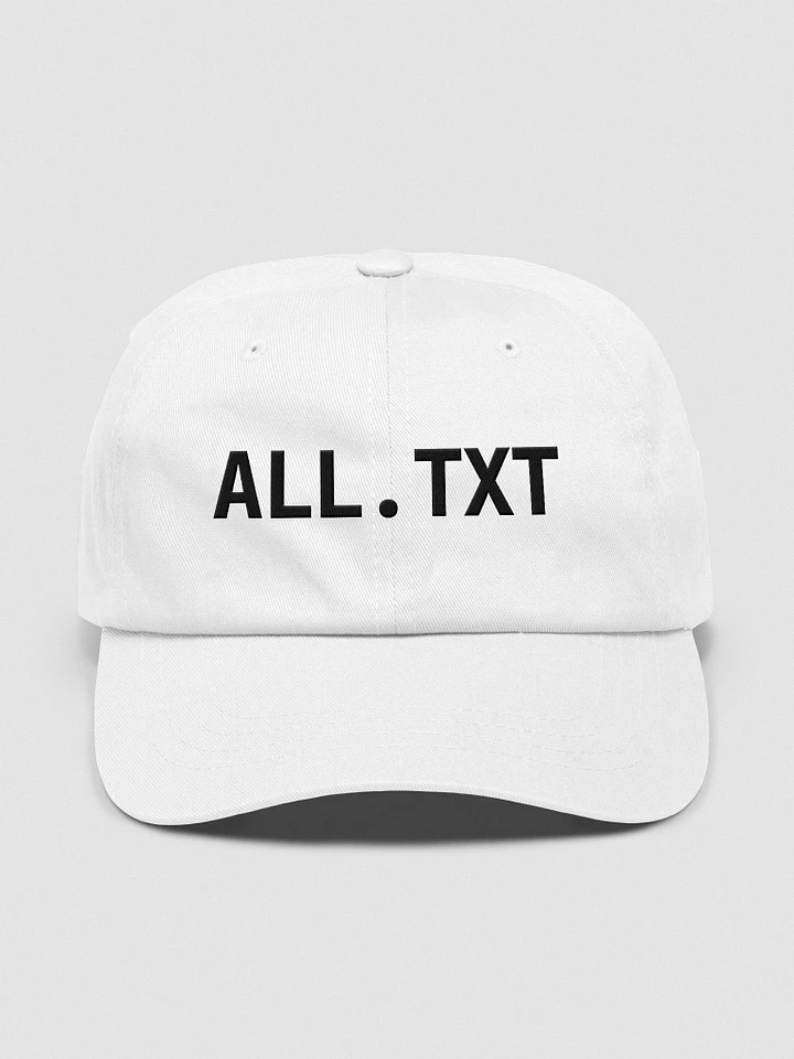 all.txt hat light - 100% cotton product image (17)