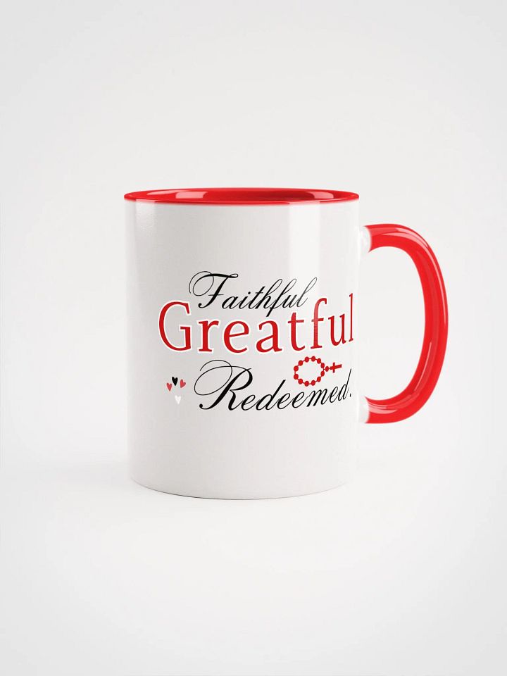 Faithful, Grateful , Redeemed Ceramic Mug product image (1)